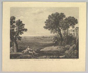 Bacchus ve Ariadne ile deniz manzarası, 1742. by Claude Lorrain