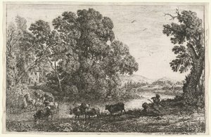 Çoban (Le bouvier) by Claude Lorrain
