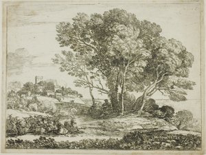 keçi çobanı by Claude Lorrain