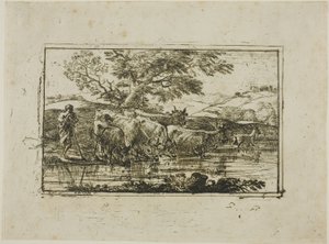 Sulama Yerindeki Sürü by Claude Lorrain