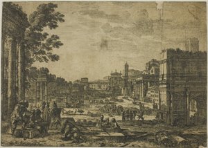 Roma Forumu by Claude Lorrain