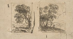 İki Manzara, ca. 1630. by Claude Lorrain