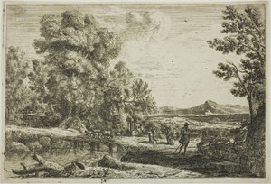Ahşap Köprü (Rebecca ve Eliezer) by Claude Lorrain