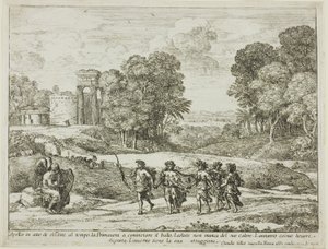 Zaman, Apollo ve Mevsimler by Claude Lorrain