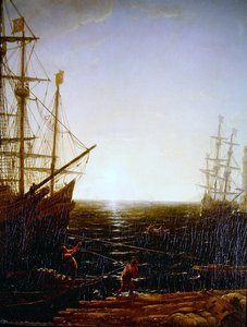Liman Sahnesi (detay) by Claude Lorrain