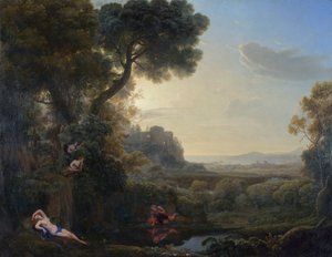 Narcissus ve Echo ile Manzara, 1644
