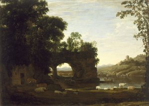 Kaya Kemeri ve Nehir Manzarası, c.1628-30