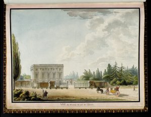 Richard Mique (1728-94) tarafından yazılan Recueil des plan du Petit Trianon