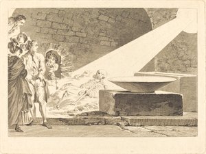 Fragonard ve Bergeret, Eşleriyle Pompeii