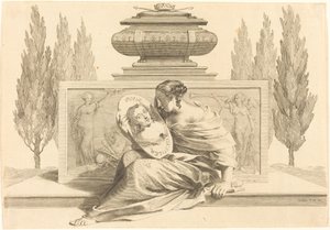 Avusturya Anne Onuruna Alegori by Claude Mellan