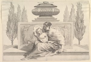 Avusturya Anne Onuruna Alegori, ca. 1643. by Claude Mellan