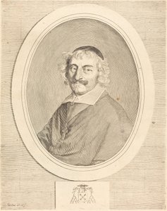 Alphonse III Delbene, Orleans Piskoposu by Claude Mellan