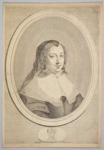 Avusturyalı Anne, yak. 1645. by Claude Mellan