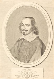 Kardinal Jules Mazarin by Claude Mellan