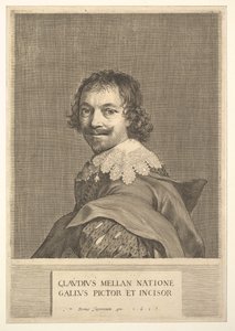 Claude Mellan: Otoportre, 1635. by Claude Mellan