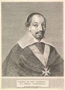 Claude de Rebé, Narbonne Başpiskoposu. by Claude Mellan