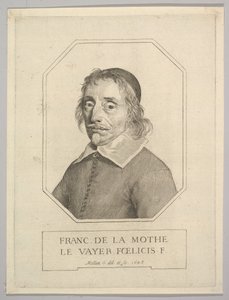 François de La Mothe Le Vayer, 1648. by Claude Mellan