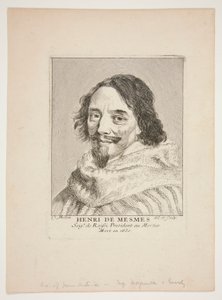 Henry de Mesmes by Claude Mellan