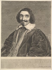Şansölye Pierre Seguier, 1639. by Claude Mellan