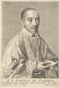 Peder Charles de Condren. by Claude Mellan