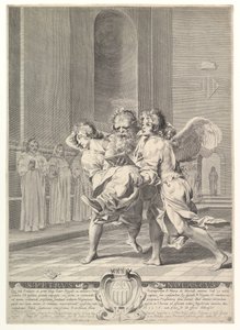 Aziz Peter Nolasque, 1627. by Claude Mellan