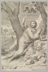 Aziz Augustine, 1660. by Claude Mellan