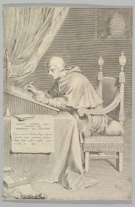 Aziz Gregory, 1681. by Claude Mellan