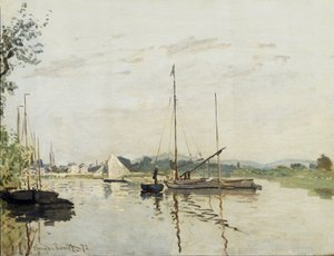 Argenteuil - tuval üzerine yağlı boya by Claude Monet