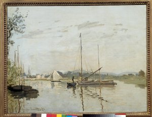Argenteuil Tablosu Claude Monet (1840-1926) 1872 Güneş. 0,5x0,65 m Paris, Orsay Müzesi by Claude Monet