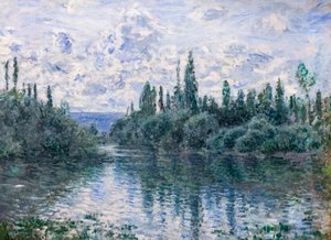 Vetheuil yakınlarındaki Seine'nin Kolu, c. 1878 (tuval üzerine yağlı boya) by Claude Monet