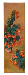 Saksıdaki kırmızı açelyalar, 1883 by Claude Monet