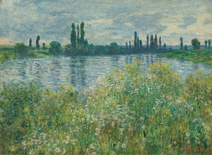 Seine Bankaları, Vétheuil, 1880. by Claude Monet