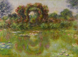 Nilüferler Göleti, Rosiers, 1913 by Claude Monet