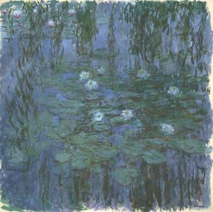 mavi periler by Claude Monet