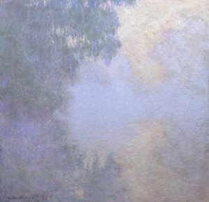 Giverny yakınlarındaki Seine dalı by Claude Monet