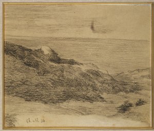 Deniz kenarında, 1886 by Claude Monet