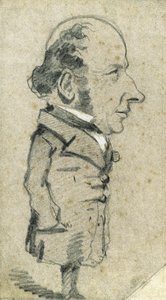 Eugène Marcel'in Karikatürü by Claude Monet
