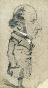 Eugène Marcel'in Karikatürü by Claude Monet