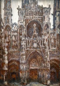 Rouen Katedrali, Portal görünümü, Brown Harmony by Claude Monet
