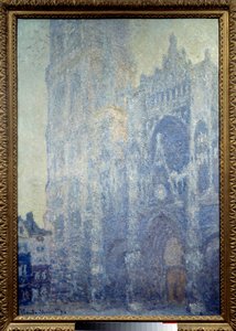 Cathedrale Notre-Dame de Rouen, portal ve kule Saint Romain, etki du matin, uyum blanche Resim Claude Monet (1840-1926) 1893 Güneş. 1,06x0,73 m Paris, musee d