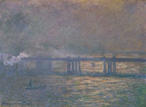 Charing Çapraz Köprü by Claude Monet