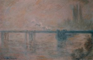 Charing Çapraz Köprü by Claude Monet