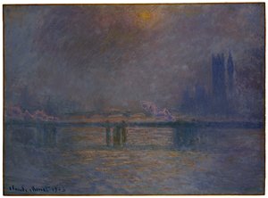 Charing Cross Köprüsü, Thames, 1900-03 by Claude Monet