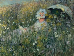 Çayırda by Claude Monet
