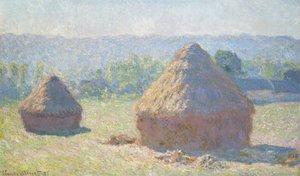 Akşam Güneşinde Samanlık, 1891 by Claude Monet