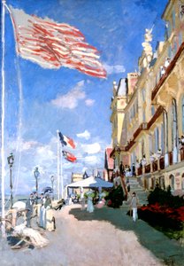 Hotel des Roches Noires, Trouville, 1870 by Claude Monet
