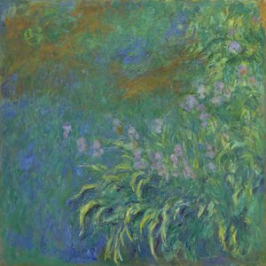 İrisler, 191417. by Claude Monet