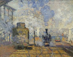 Gare Saint-Lazare by Claude Monet