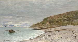 La Pointe de la Hève, Sainte-Adres. 1864 by Claude Monet