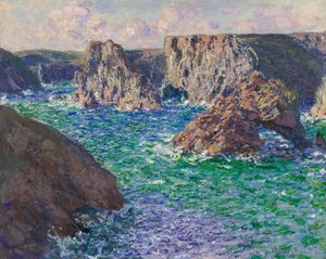 La Roche Guibel, Port-Domois by Claude Monet